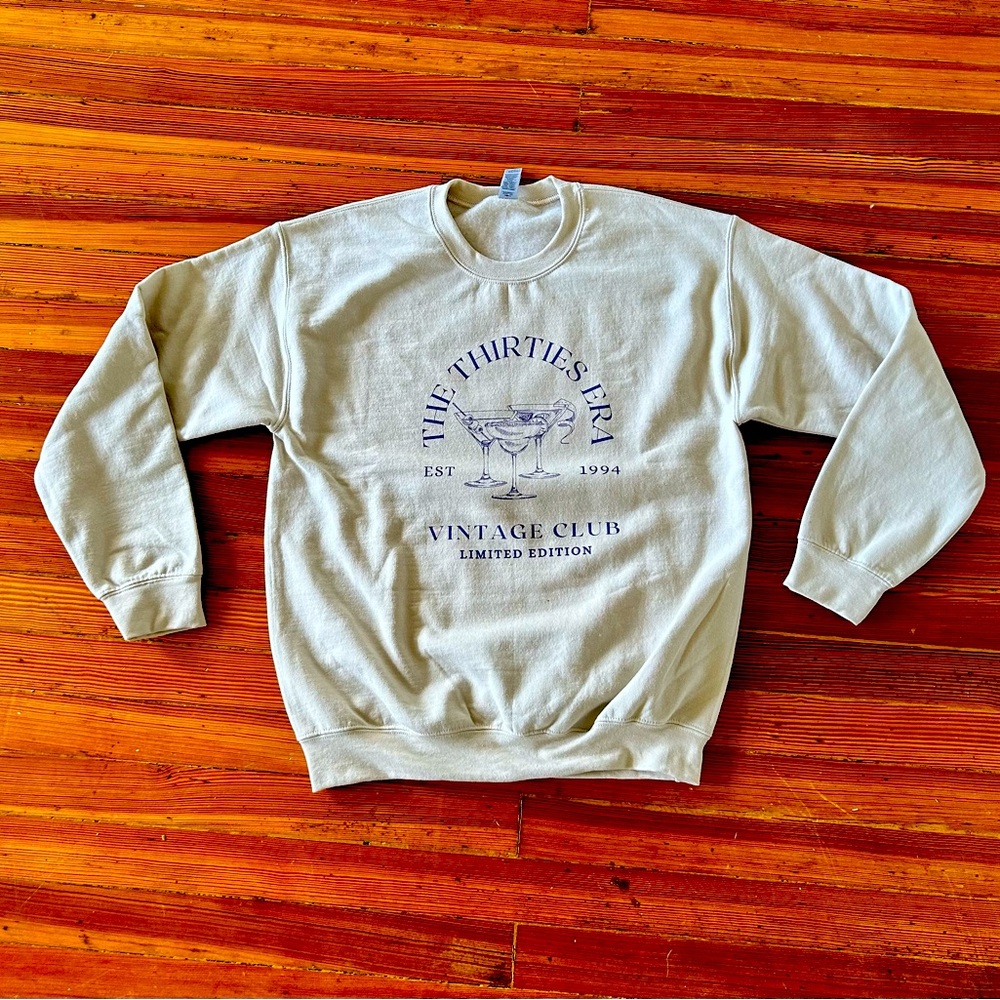 Oversized sweatshirt “Thirties Era Vintage Club”